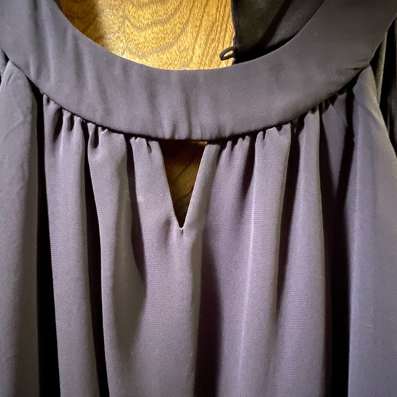 JC Penney dress, never worn. Navy blue - Picture 2 of 4